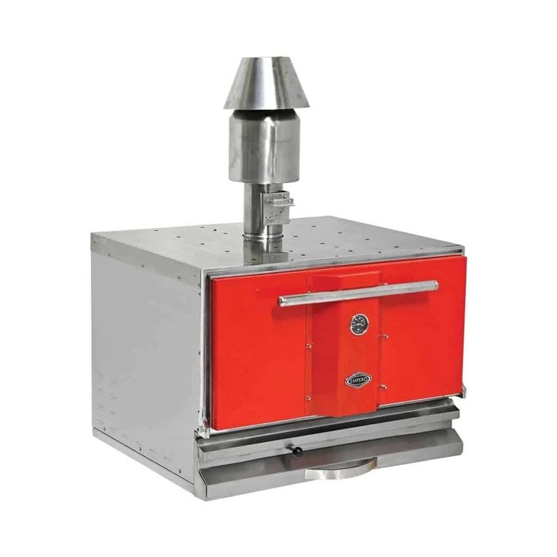 Empero EMP.PKF-40-K Profesyonel Kömürlü Fırın Kırmızı 74x74x65 Cm