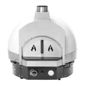 Empero EMP.SPO.H-60-W-W Ev Tipi Taş Tabanlı Pizza Fırını Odunlu Beyaz Ø 60 Cm