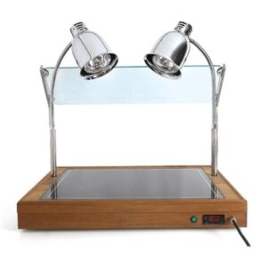 Empero Sıcak Teşhir Ünitesi Halojen Isıtıcılı Ahşap Gövdeli GN 3x1/1 Kapasiteli