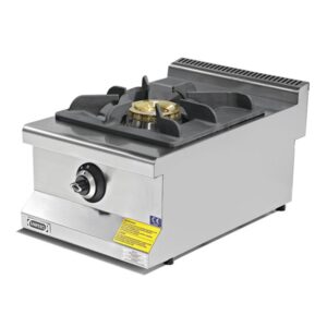 Empero Snack Seri 1 Gözlü Ocak Set Üstü Yüksek Yanışlı Gazlı 40x63 Cm