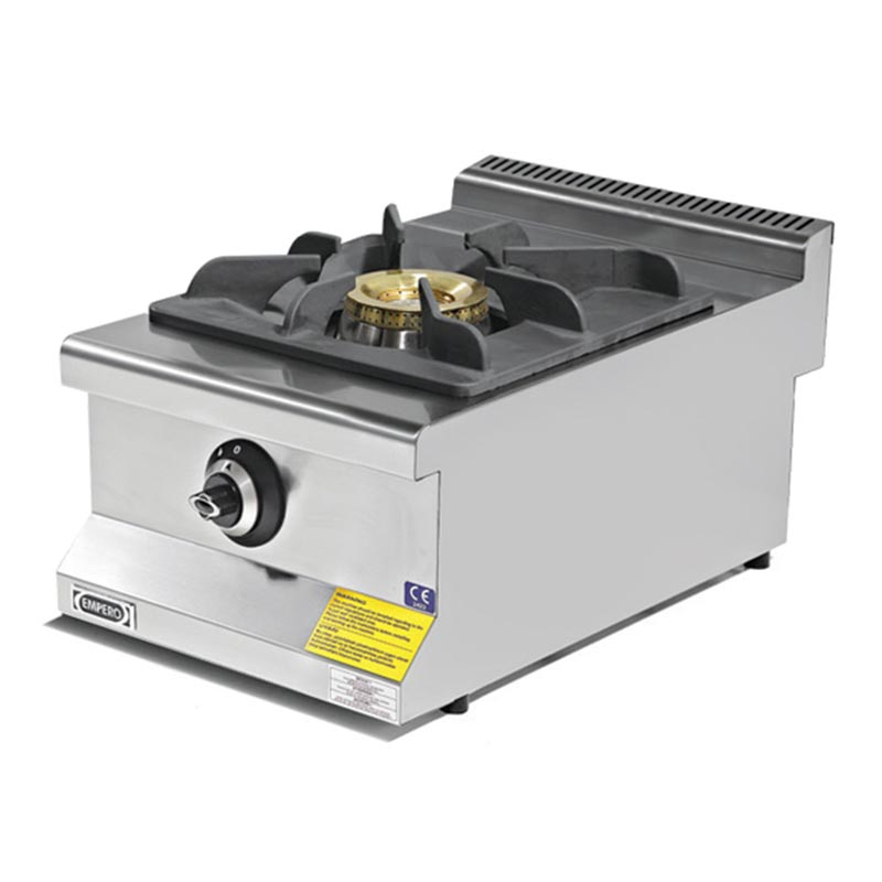 Empero Snack Seri 1 Gözlü Ocak Set Üstü Yüksek Yanışlı Gazlı 40x63 Cm