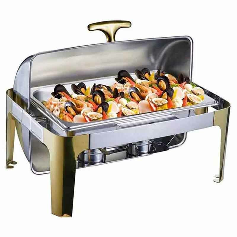 Epinox Chafıng Dısh Roll Top 9 L Gold - Görsel 4