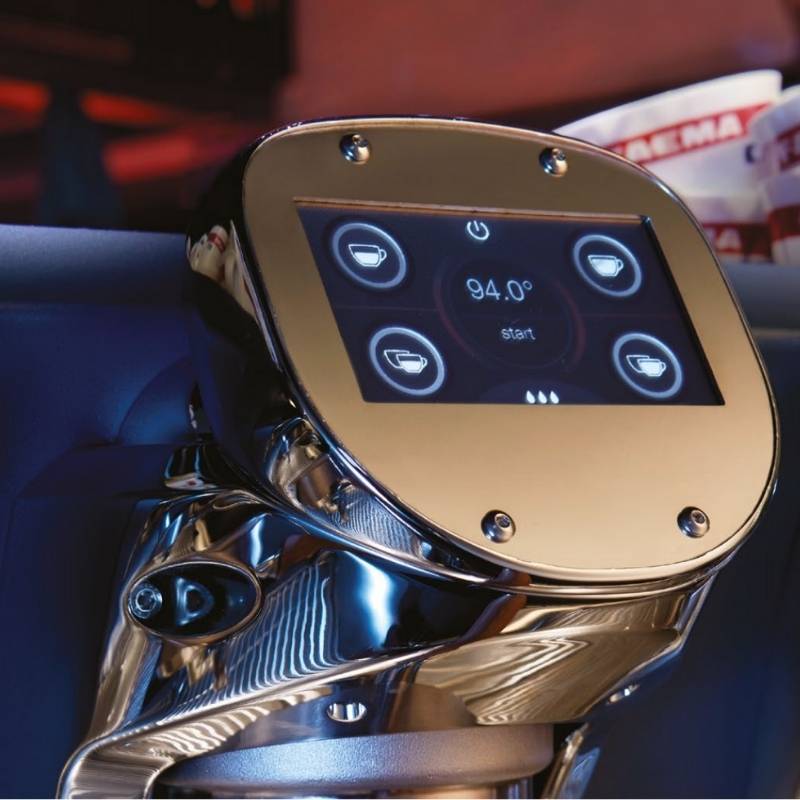 Faema E71 A/3 Touch Black Tam Otomatik Espresso Kahve Makinesi, 3 Gruplu - Görsel 4