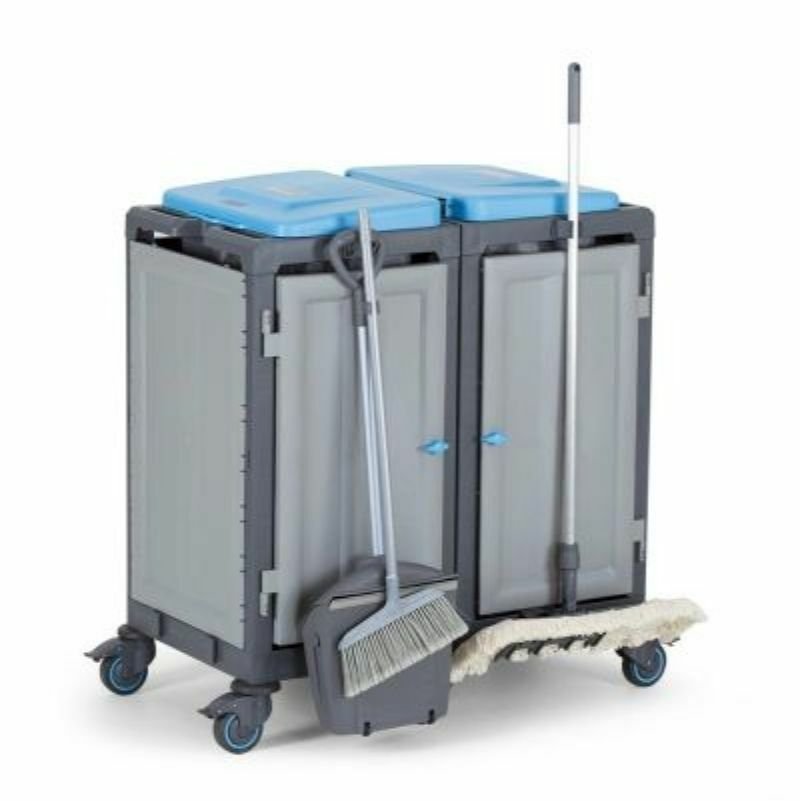 Fantom Procart 121 Atık Toplama Arabası, 2 Bölmeli, 225 kg Kapasiteli - Görsel 4