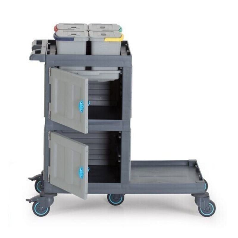 Fantom Procart 1332 Dolaplı Hastane Temizlik Arabası - Görsel 3