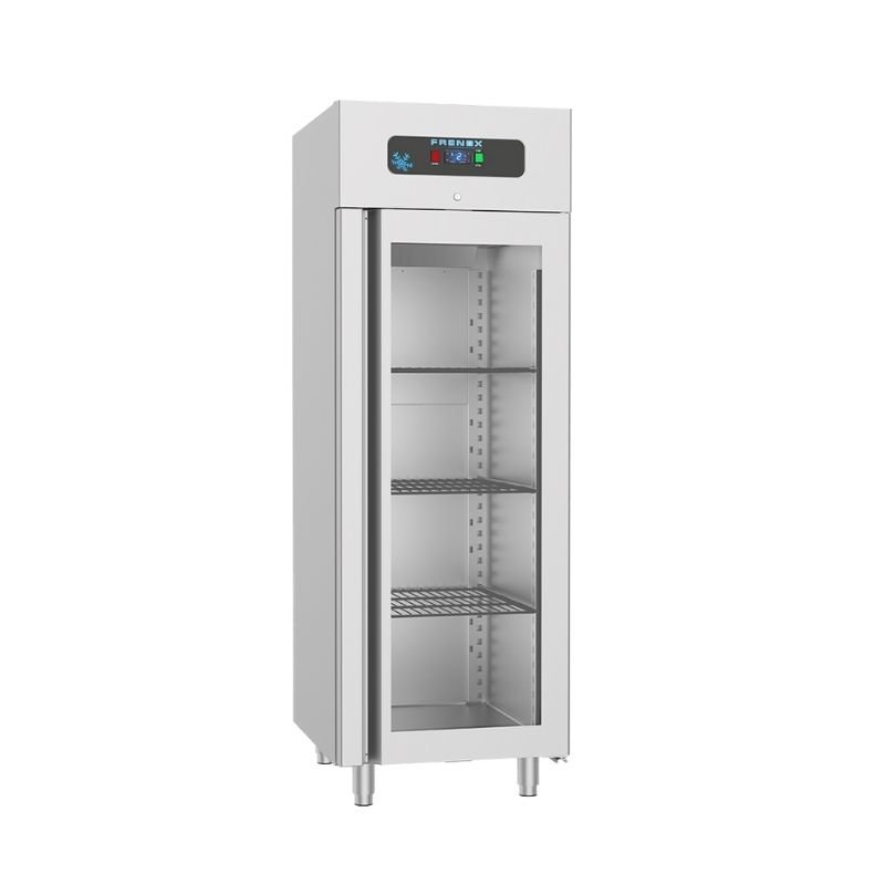 Frenox VL8-G GN2/1 Dik Tip Tek Cam Kapılı Derin Dondurucu 800 L 304 Kalite