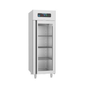 Frenox VN7-G Dik Tip Tek Kapılı Camlı Buzdolabı 700 L 304 Kalite