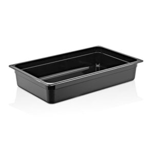 GastroPlast GN 1/1-100 mm Polikarbon Gastronorm Küvet Siyah