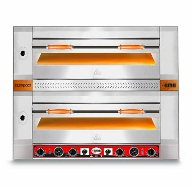 GMG COMPACT Serisi Pizza Fırını, Ø 30 cm 4+4 Adet Tepsi Kapasiteli