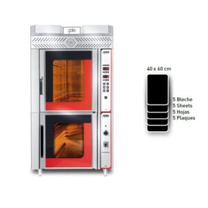GMG Gala-5 40x60 5 Tepsi Patesserie Fırın, Mayalandırma Kabinli