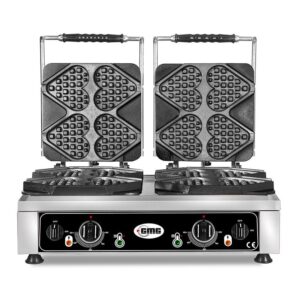 GMG KGW 24 Çubuk Kalp Waffle Makinesi, Çift Kapaklı