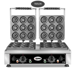 GMG KGW 29 Donut Model Waffle Makinesi, Çift Kapaklı