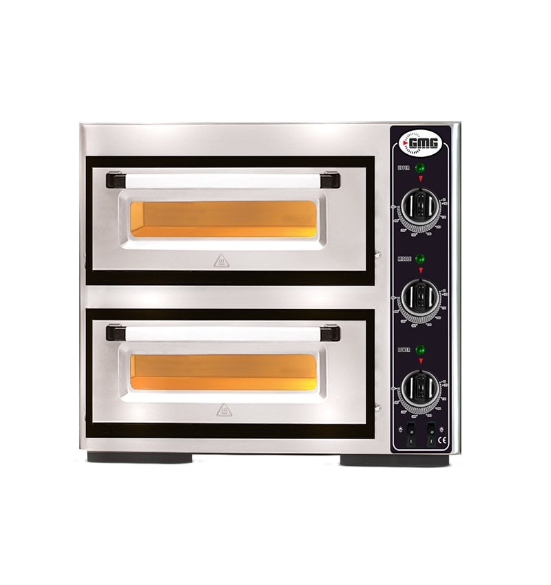 GMG PF 5050 DE3 Ø 25 cm 4+4 Adet Tepsi Kapasiteli Pizza Fırını