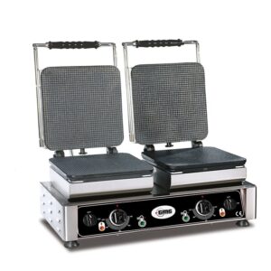 GMG WE 25 Külah Waffle Makinesi, Çift Kapaklı Değiştirilebilir Plaka