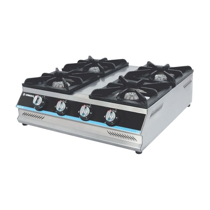 Görkem 4 Gözlü Ocak Set Üstü Gazlı 60x64 Cm