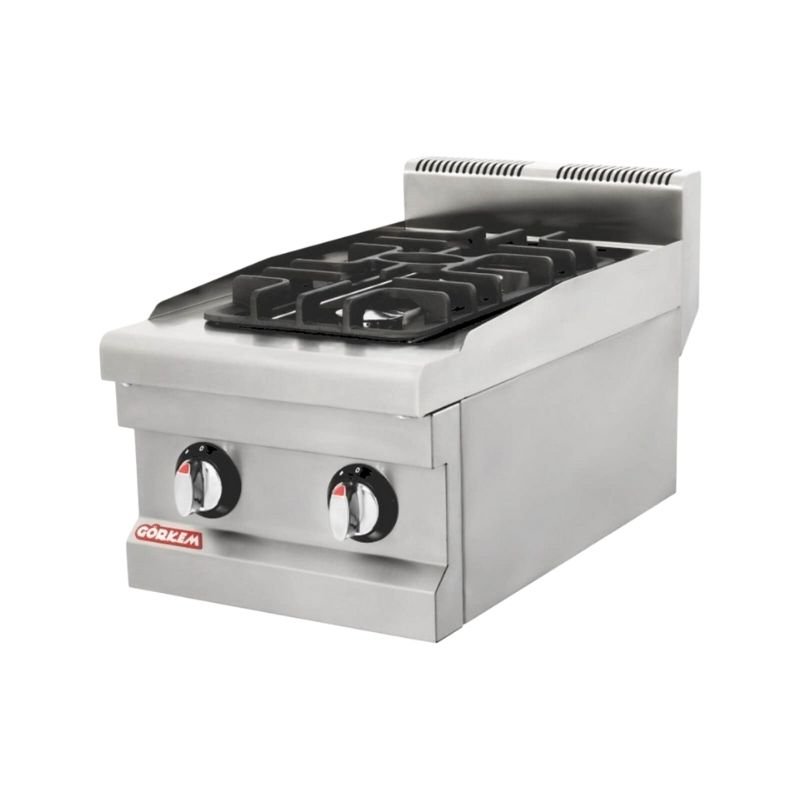 Görkem 700 Seri 2 Gözlü Ocak Set Üstü Gazlı 40x71 Cm