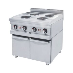 Görkem 700 Seri 4 Yuvarlak Pleytli Ocak Dolaplı Elektrikli 80x71 Cm