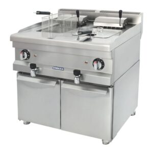 Görkem 700 Seri Fritöz Dolaplı Gazlı 12+12 Lt 80x71 Cm