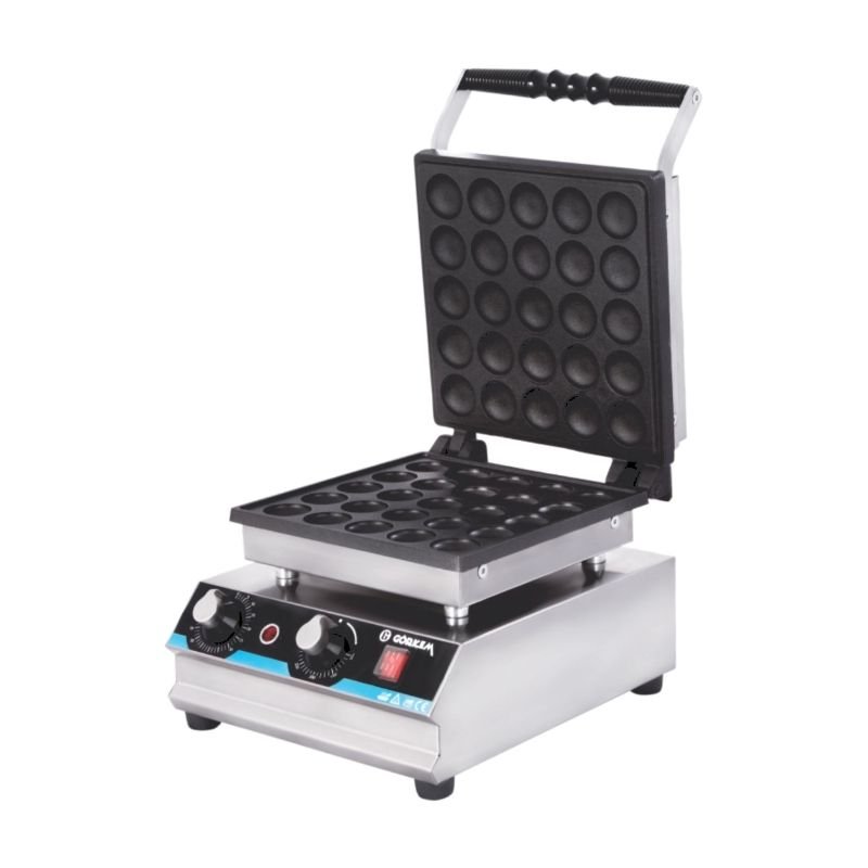 Görkem Bubble Waffle Makinesi Kapaklı Tekli Elektrikli