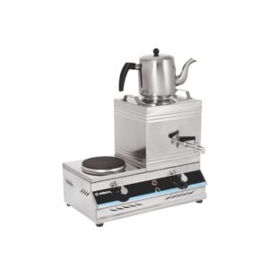 Görkem Çay Ocağı Tek Demlikli Yuvarlak Pleytli Elektrikli 15 L