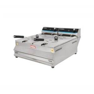 Görkem Fritöz Set Üstü Elektrikli 10+10 Lt 66,5x70 Cm