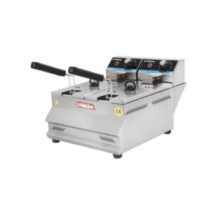 Görkem Fritöz Set Üstü Elektrikli 3+3 Lt 36,5x50 Cm