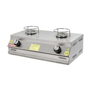 Görkem Künefe Ocağı 2 Gözlü Set Üstü Gazlı 60x34 Cm