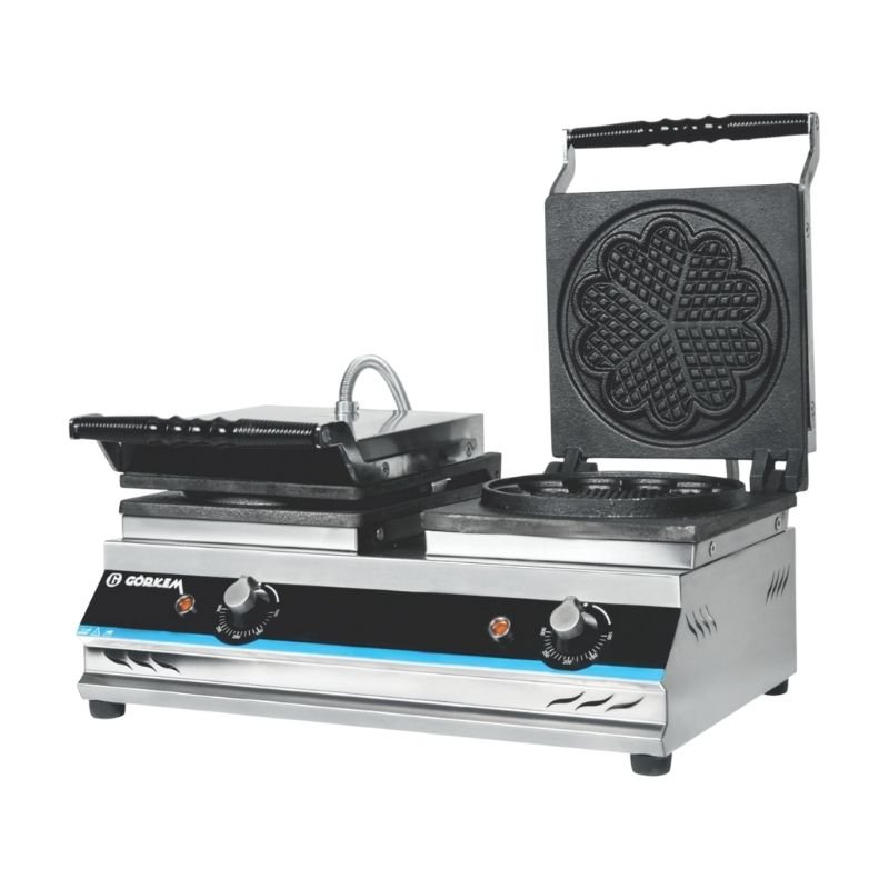 Görkem Papatya Model Lüks Waffle Makinesi Çiftli Elektrikli