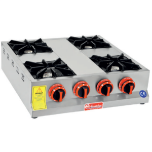 Himaksan 4’lü Set Üstü Mini Ocak, Doğalgazlı 60x60 Cm HMK-MN 4