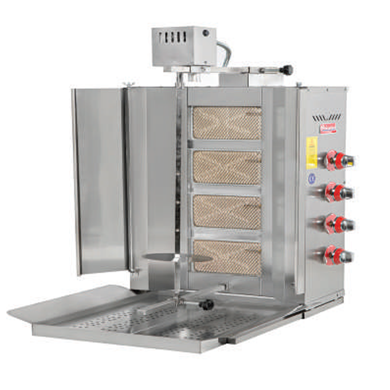 Himaksan 5 Radyanlı Üstten Motorlu Döner Ocağı, Doğalgazlı HMK ÜMDNG-5