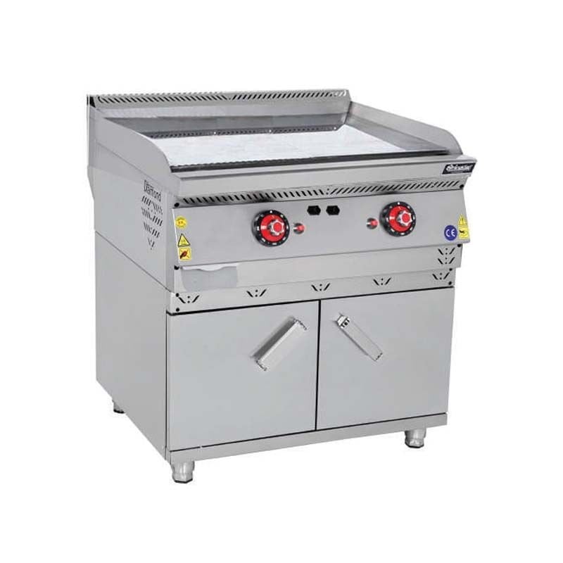 Himaksan Dolaplı Düz Pleyt Izgara, Gazlı, 80x70 cm HMK-DIGD 878