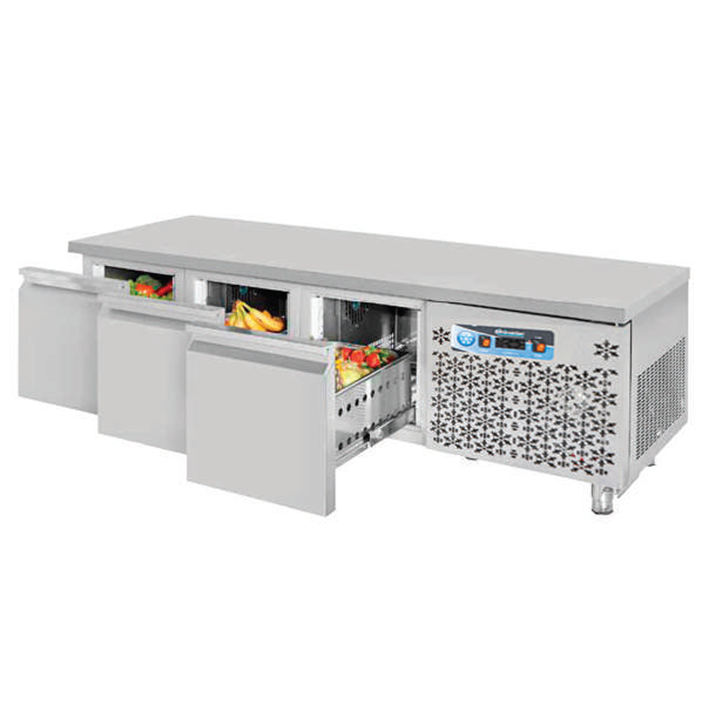 Himaksan Set Altı Buzdolabı, 3 Çekmeceli HMK-SABD 3Ç-70