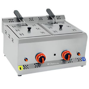 Himaksan Set Üstü Fritöz, 5+5 Litre, Doğalgazlı 60x50 Cm HMK-FG 5+5