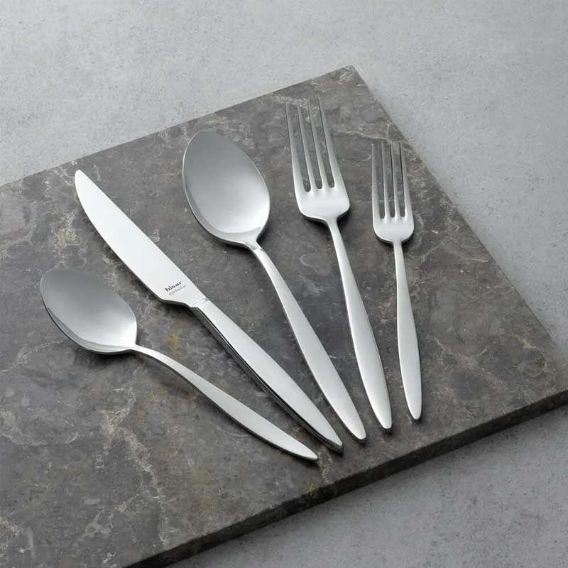 Hisar Mercury 84 Parça Çelik Çatal Kaşık Bıçak Seti - Görsel 2