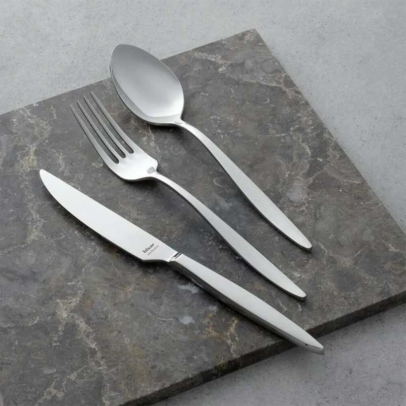 Hisar Mercury 84 Parça Çelik Çatal Kaşık Bıçak Seti - Görsel 3