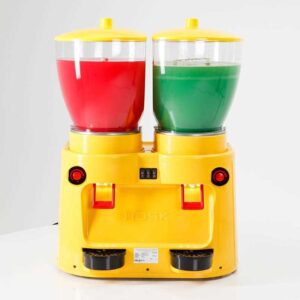 Hosk İkili Elite Ayran ve Limonata Makinesi 2x20 lt, Sarı