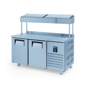 İceinox PTS-H 275 Make Up Snack Seri Yüksek 2 Kapılı Buzdolabı 275 L 304 K 150x60x85/140 cm