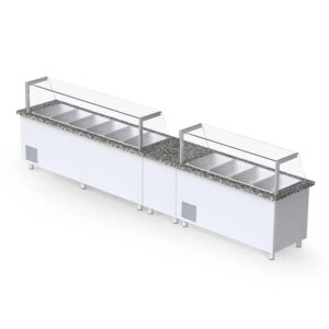 İceinox STH F 650 CR 4 Kapılı Servis Buzdolabı 430 K 250X80X132 Cm 650 L