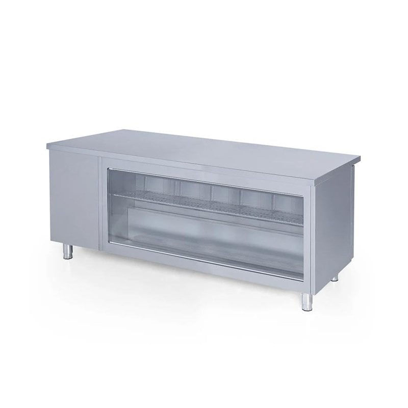 İceinox STS K 330 CR Tezgah Tip Camlı Buzdolabı 430 K 150x70x85 Cm 330 L