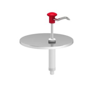 Kalando KD-010-265 Basmalı Sos Pompası Ünitesi 9-10 L Kova Uyumlu Ø265mm Kırmızı