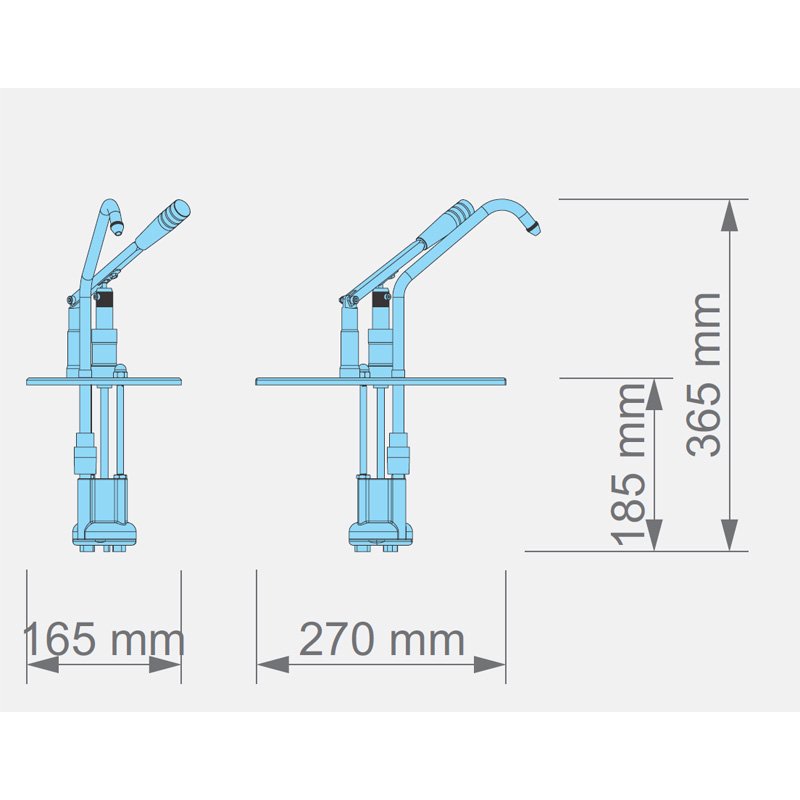 Kalando KD-0214 Gastronorm Kollu Sos Pompa Ünitesi GN 1/4 - Görsel 3