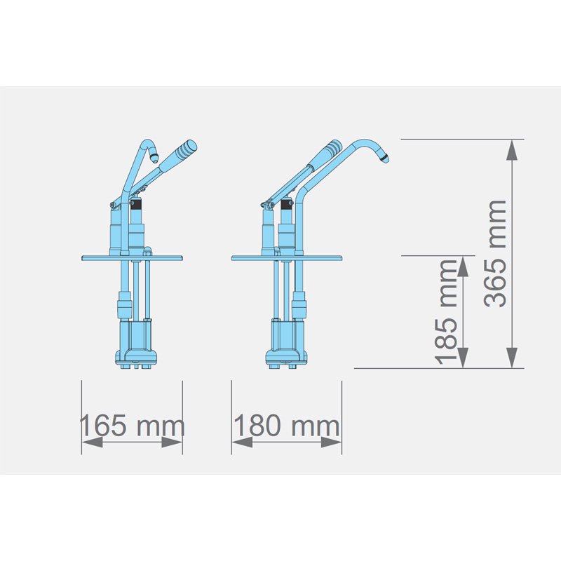 Kalando KD-0216 Gastronorm Kollu Sos Pompa Ünitesi GN 1/6 - Görsel 3