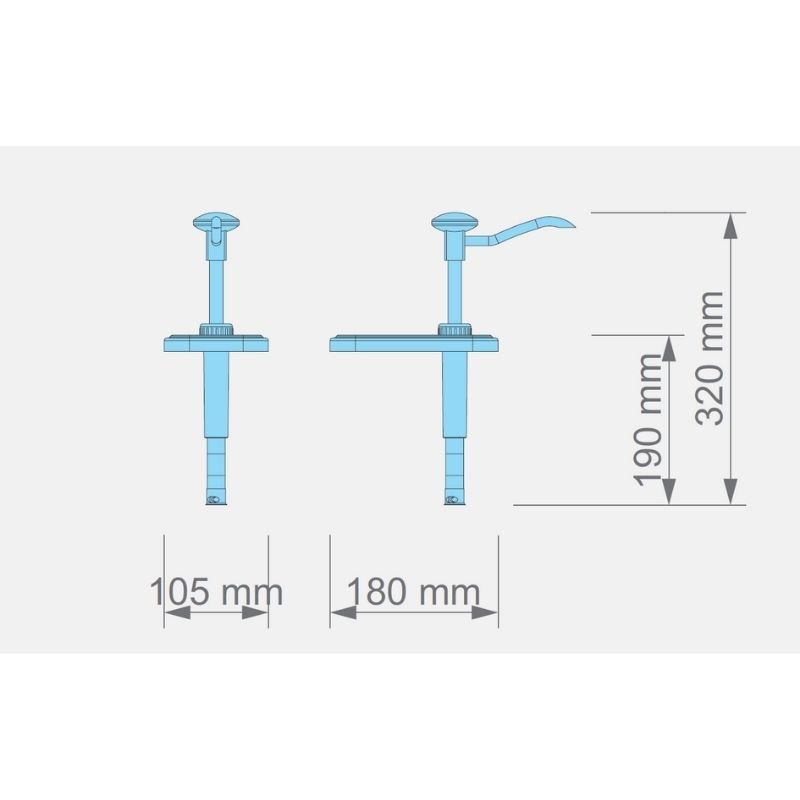 Kalando KDP-003-A Basmalı Sos Pompa Ünitesi Plastik Sarı - Görsel 3