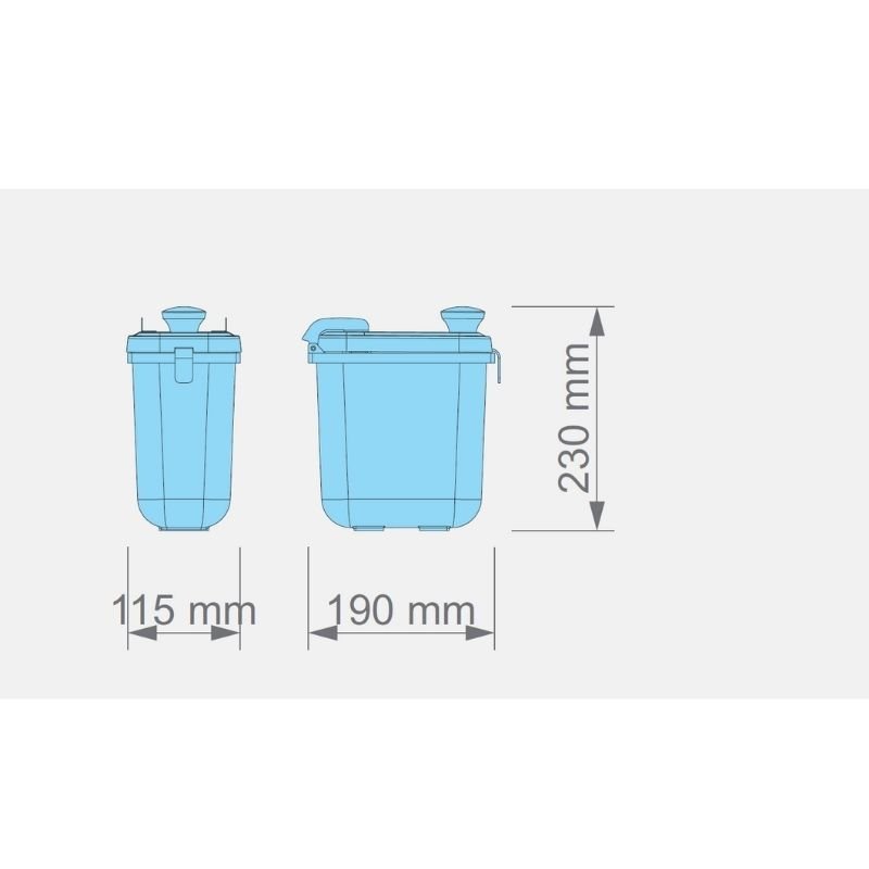 Kalando KDS-003-N Kapaklı Sos Kabı 1.9 L Sarı - Görsel 3