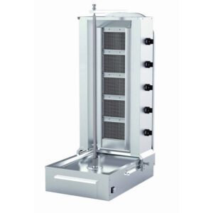 Kalitegaz 5 Radyanlı Alttan Motorlu Döner Ocağı, Gazlı, Hareketli Gövde, Özel Model KLG 152-S