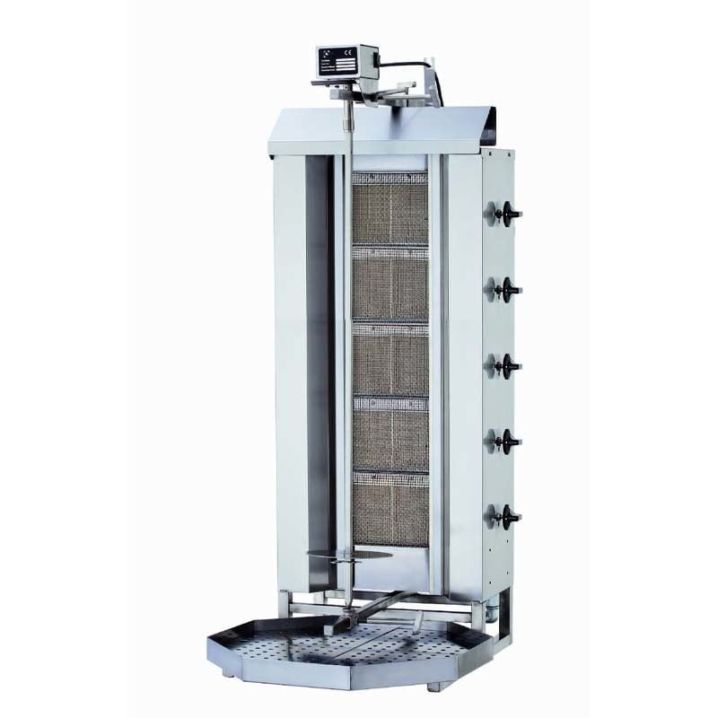 Kalitegaz 5 Radyanlı Üstten Motorlu Döner Ocağı, Gazlı, KLG222