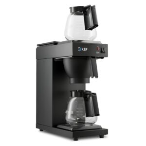 Kef Filtre Kahve Makinası 2 Cam Potlu Siyah FLT120-2