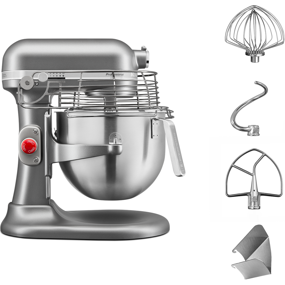 KitchenAid Profesyonel Stand Mikser, 6.9 L,Gümüş - Görsel 2