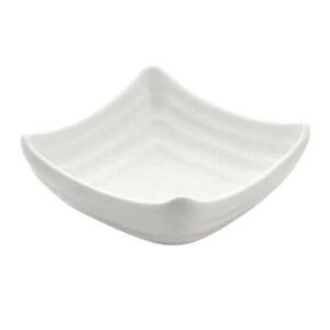 Külsan 13100.CW Thermoset Ramekin Minimal Kare Model 11x11 cm 100 ml Beyaz