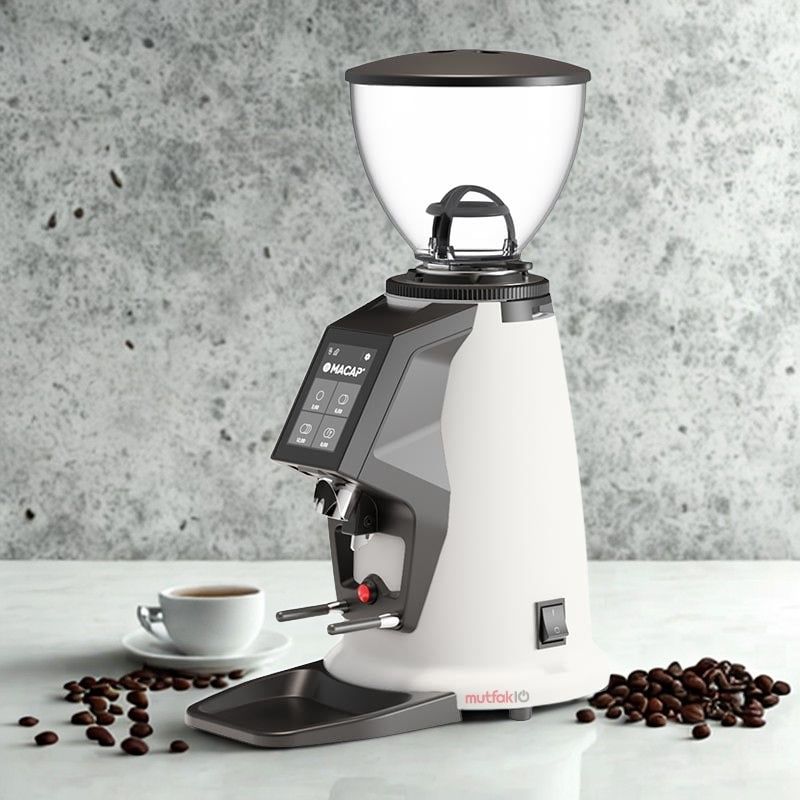 Macap MI20 C04 Touch Kahve Değirmeni 58 mm Beyaz - Görsel 2